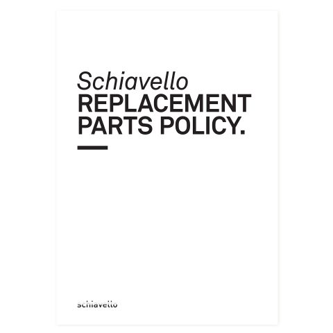 Schiavello Replacement Parts Policy