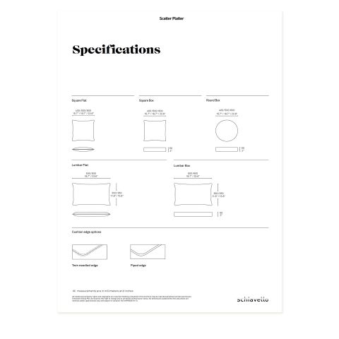 Scatter Platter Specification Sheet