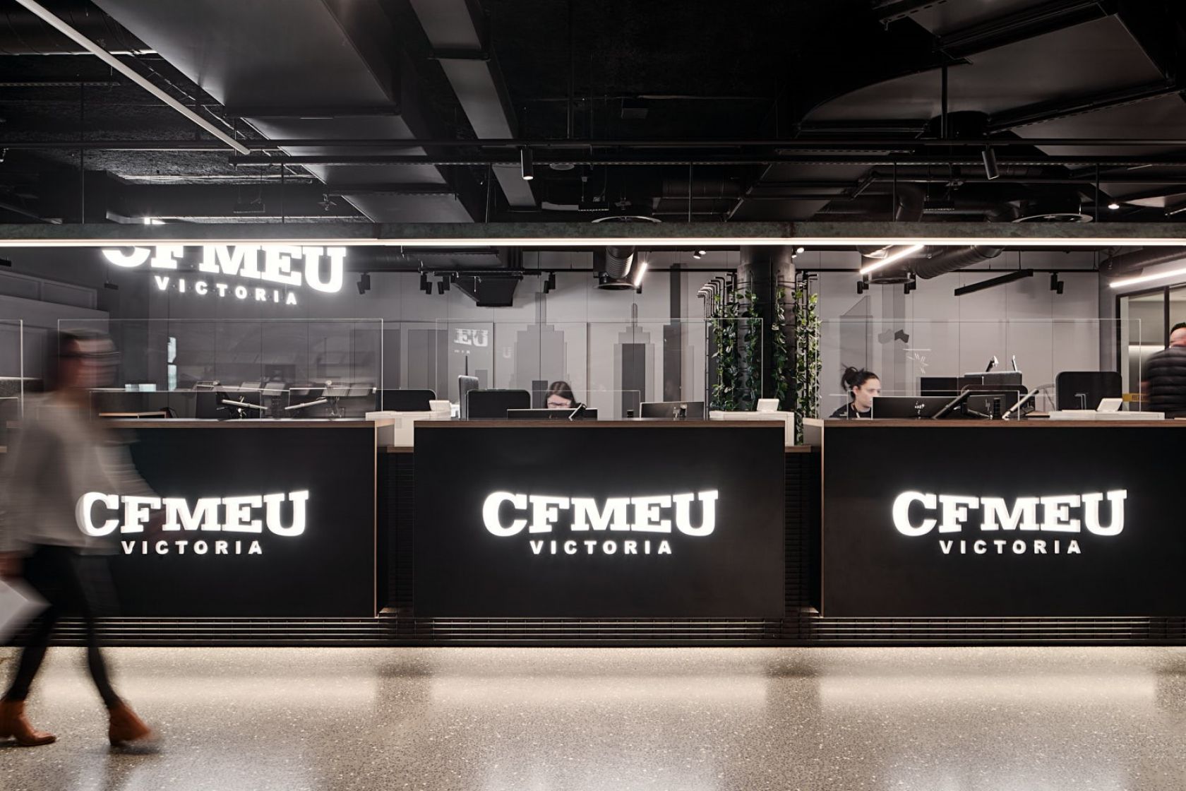 CFMEU Reception Desk