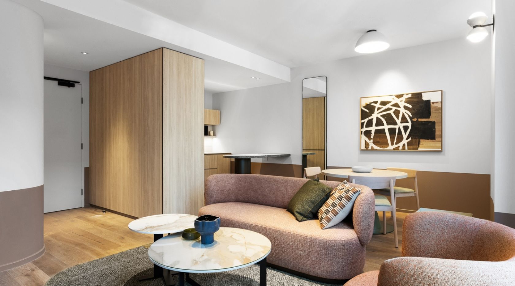 Rydges Melbourne Suite Lounge Hotel Refurbishment Schiavello Construction