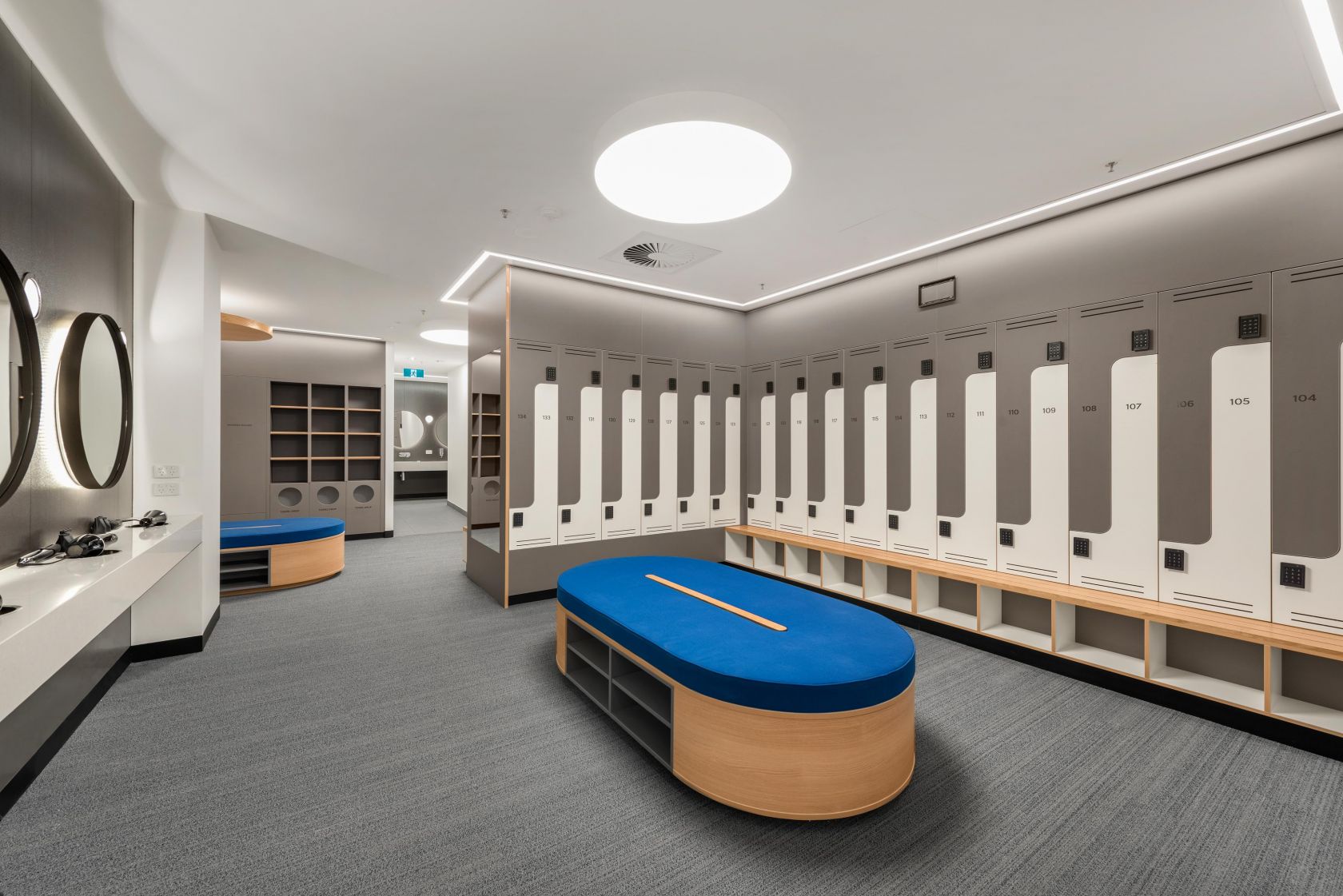 RACV Mobility Hub Lockers Area