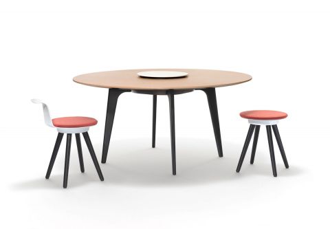 Timba high stool round table