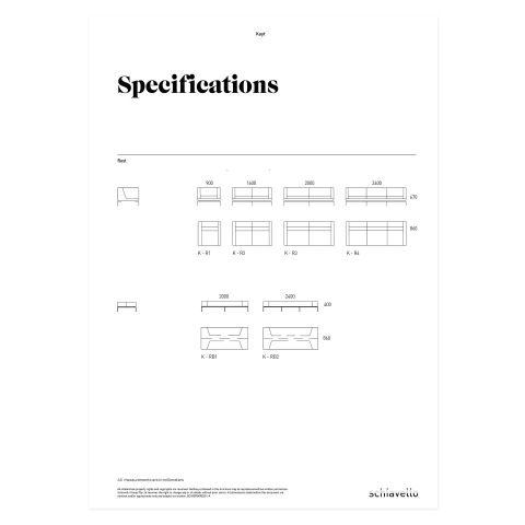 Kayt Rest Specification Sheet