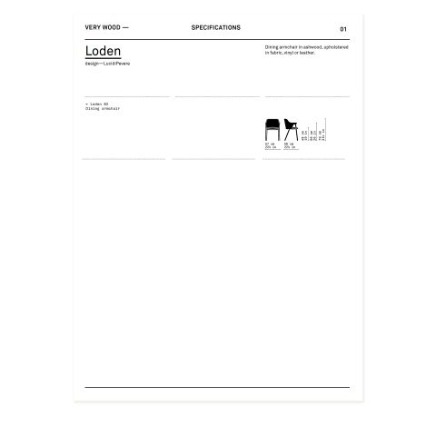 Loden Specification Sheet