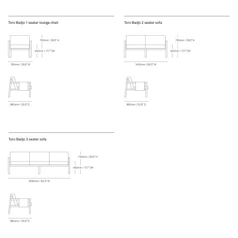 Toro Badjo Specification Sheet