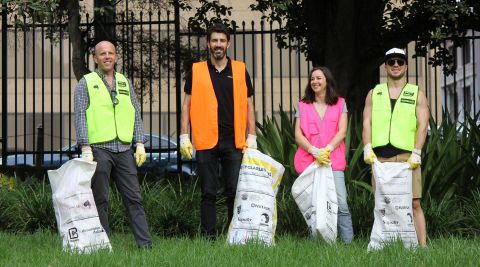 grass, plant, walking, vest, pants, lifejacket, bag, people, outdoors, glove