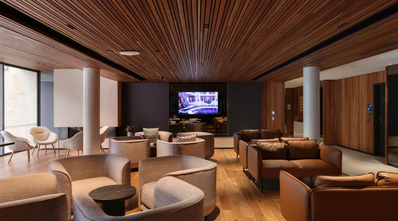 indoors, interior design, architecture, building, furniture, lounge, couch, person