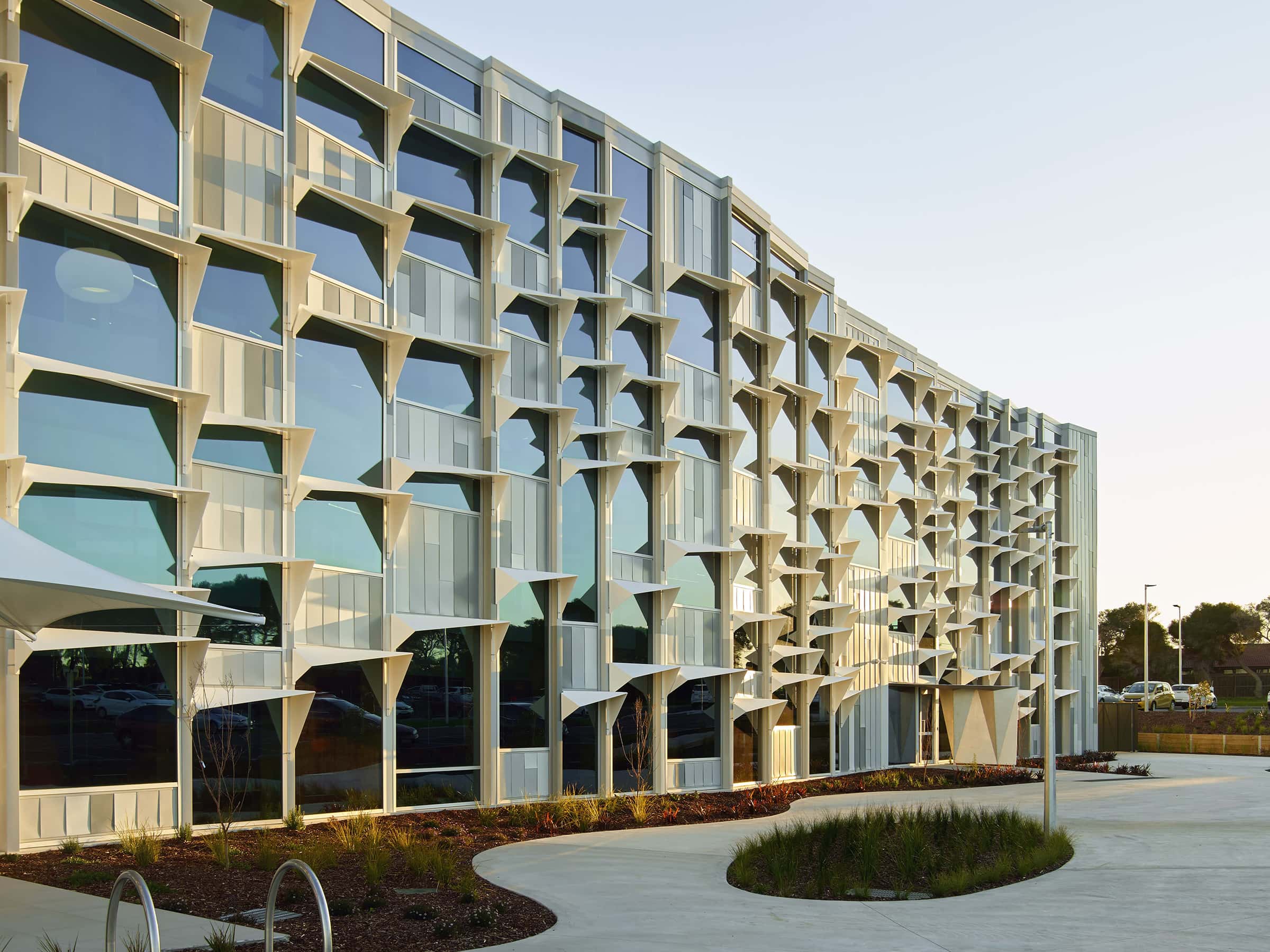 city, building, condo, housing, urban, apartment building, high rise, car, vehicle, office building